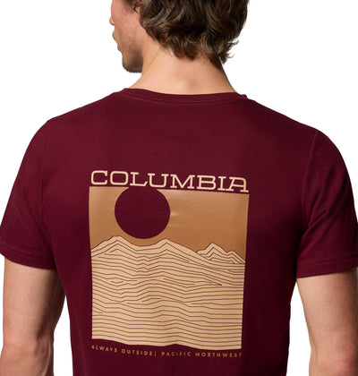 T-shirt Columbia pour hommes - RAPID RIDGE BACK GRAPHIC