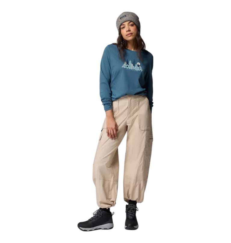 Columbia Women's Long Shirt - RUBY SPRINGS GRAPHIC