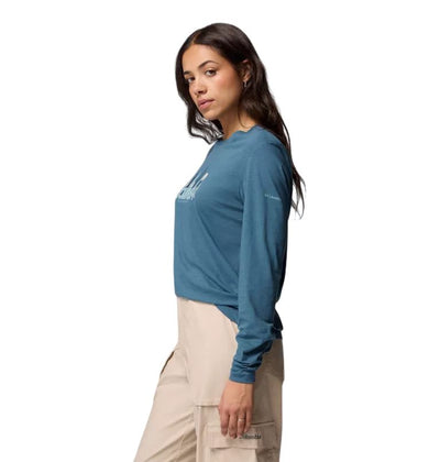 Columbia Women's Long Shirt - RUBY SPRINGS GRAPHIC