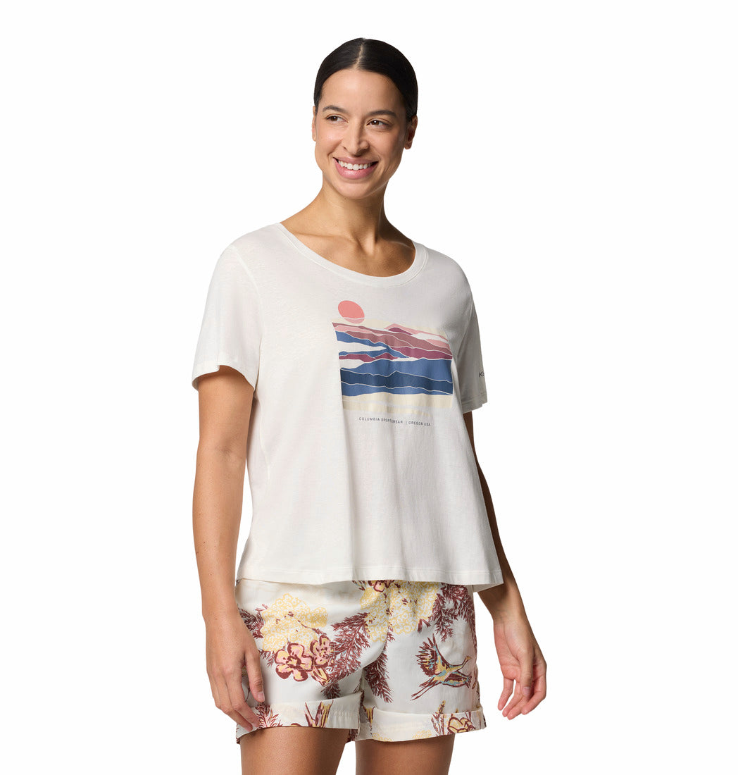Columbia Women's T-shirt - RUBY SPRINGS GRAPHIC