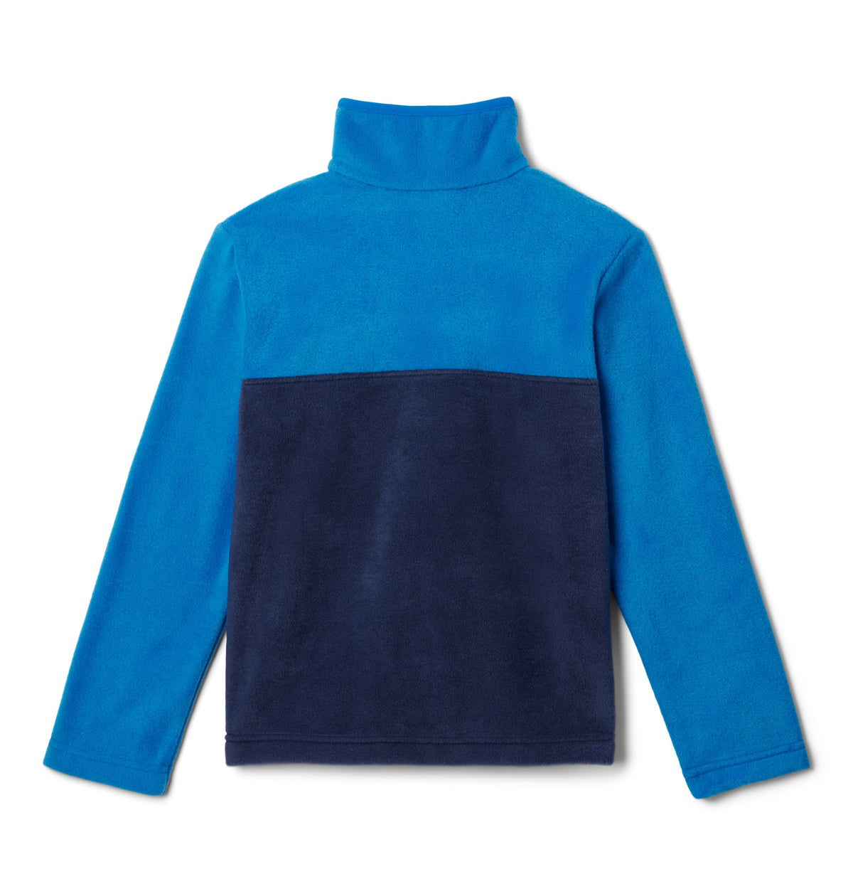 Chandail polar Steens Mtn II Quarter Snap de Columbia pour garçons, bleu royal, vue de dos