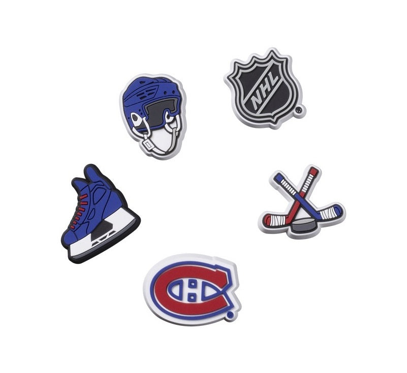 Jibbitz Crocs Charms (pkt 5) - NHL MONTREAL CANADIENS