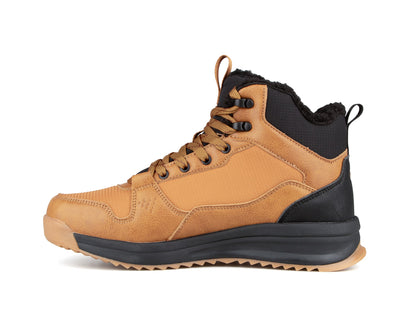 Botte de randonnée Duty Nine Montis Mid pour hommes, taupe, vue de trois quarts côté droit