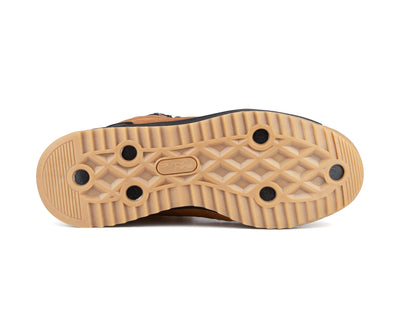 Botte de randonnée Duty Nine Montis Mid pour hommes, taupe, vue de la semelle extérieure