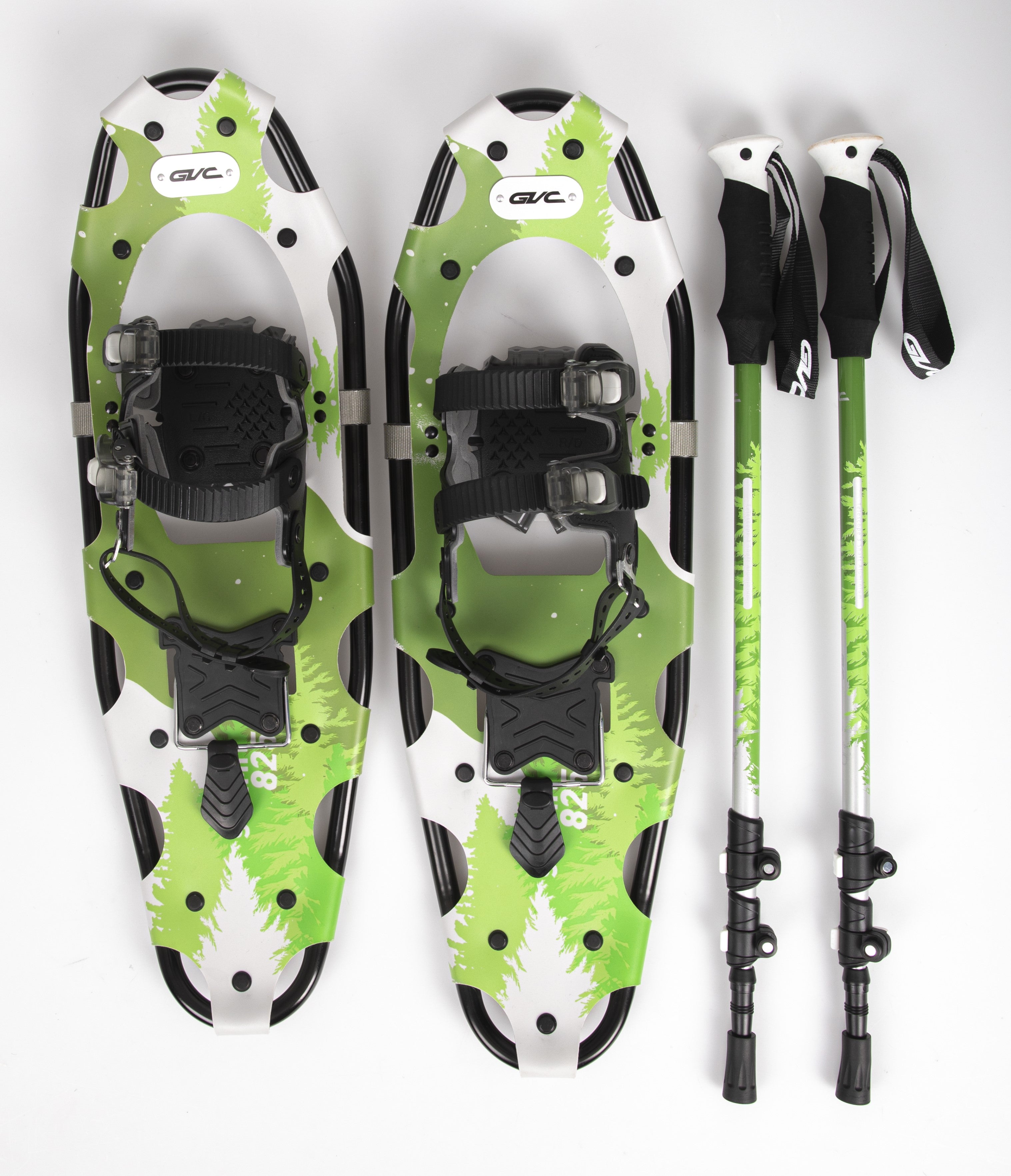 TRIO RAQUETTE - Snowshoes with bag and poles for men - GV