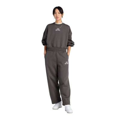 Chandail Crewneck New Balance pour femmes - LINEAR HERITAGE FLEECE