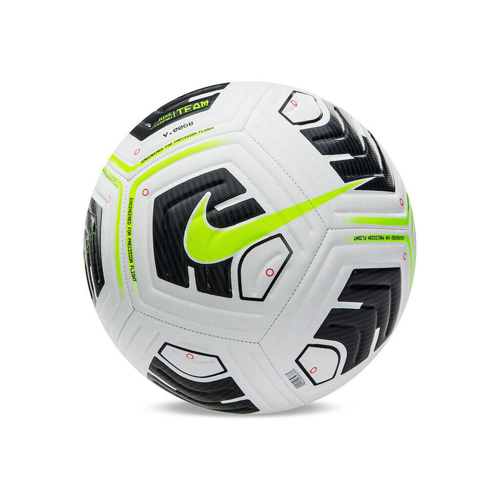 Nike Academy Soccer Ball Consistent Spin Control White Green 3