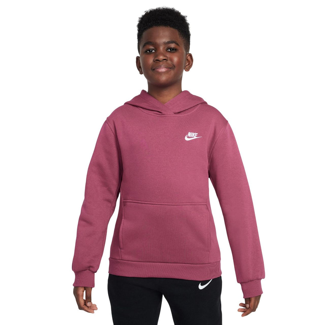 nike tape poly overhead hoodie junior