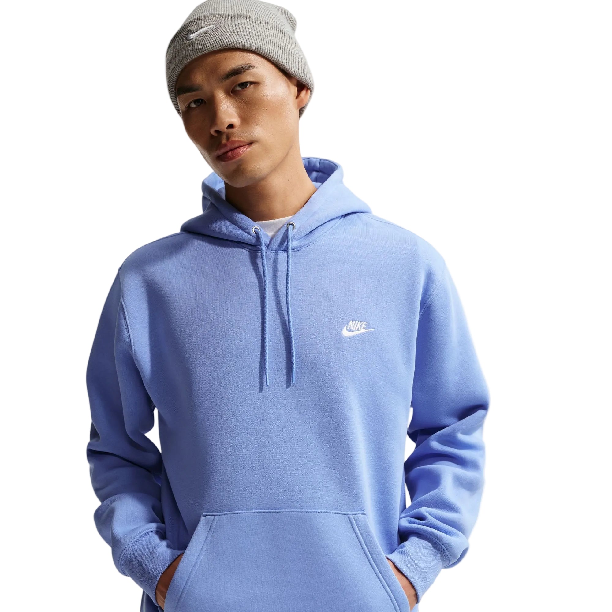 Coton ouaté Nike hommes - CLUB BB PO HOODIE