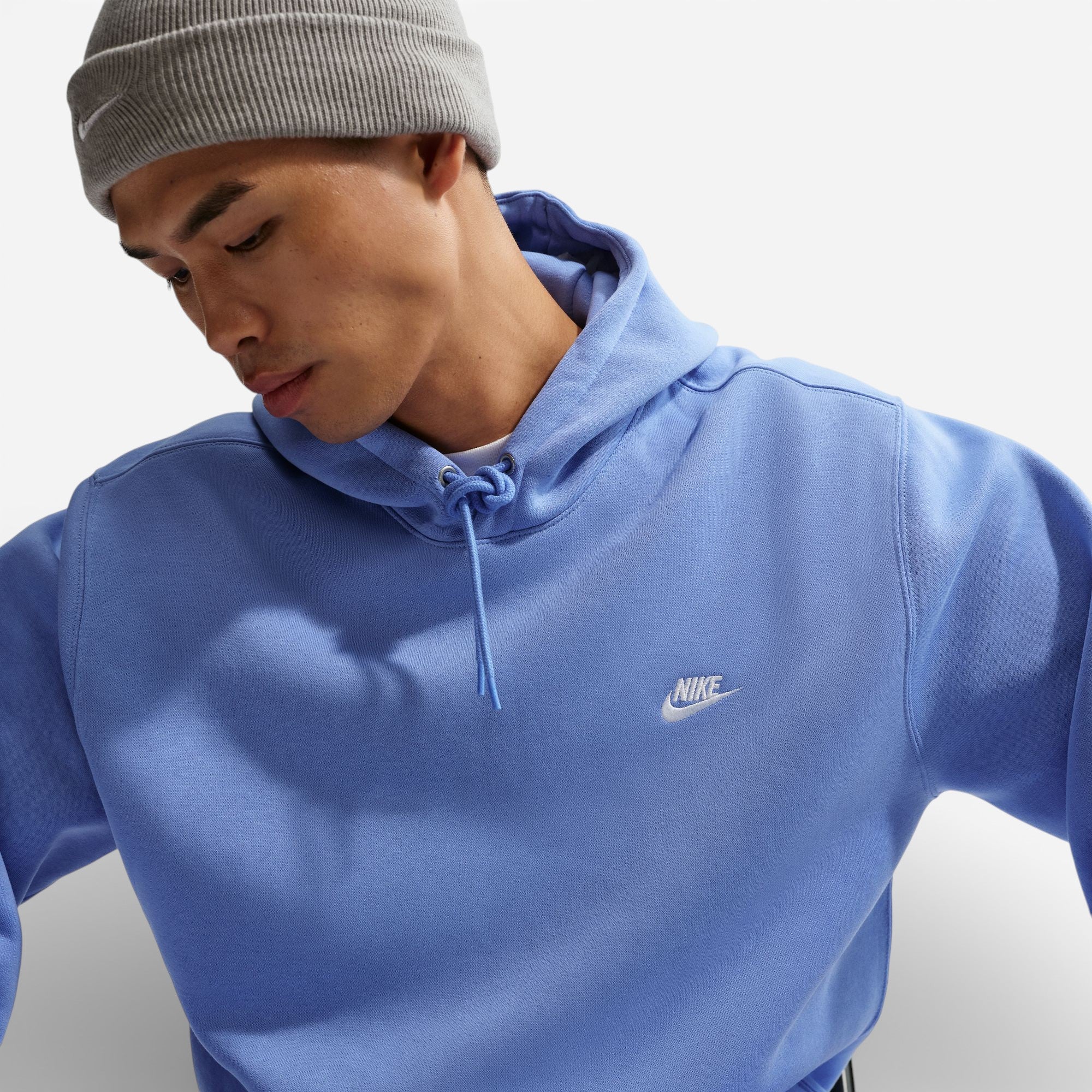 Coton ouaté Nike hommes - CLUB BB PO HOODIE