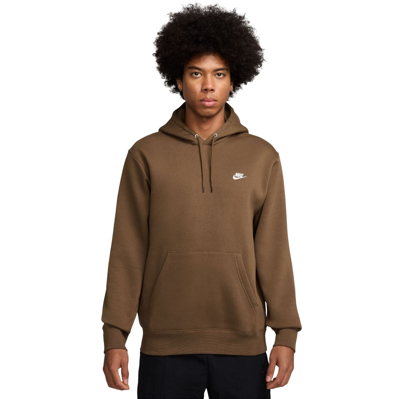 Coton ouaté Nike hommes - CLUB BB PO HOODIE