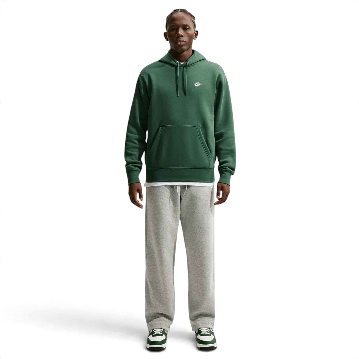 Coton ouaté Nike hommes - CLUB BB PO HOODIE