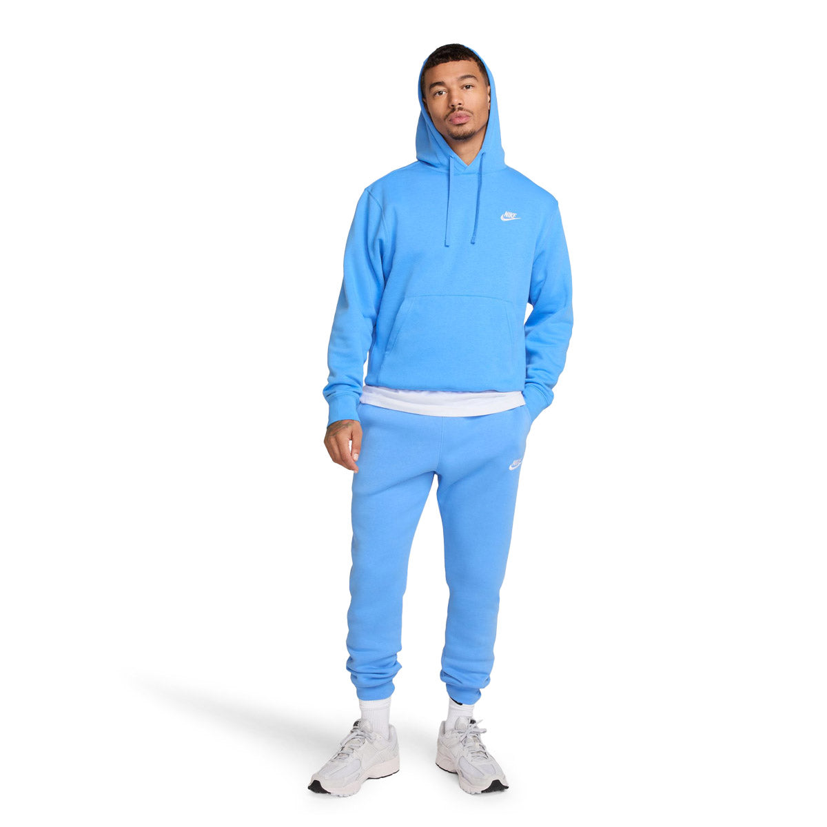 Coton ouaté pour hommes Nike - CLUB HOODIE
