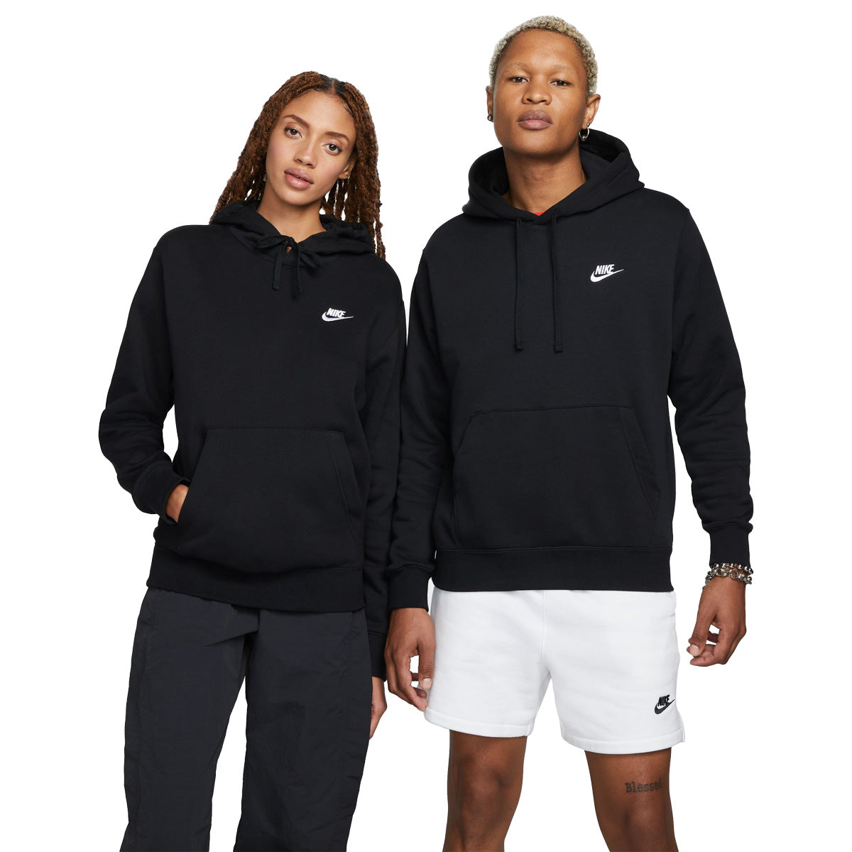 Coton ouaté pour hommes Nike - CLUB HOODIE