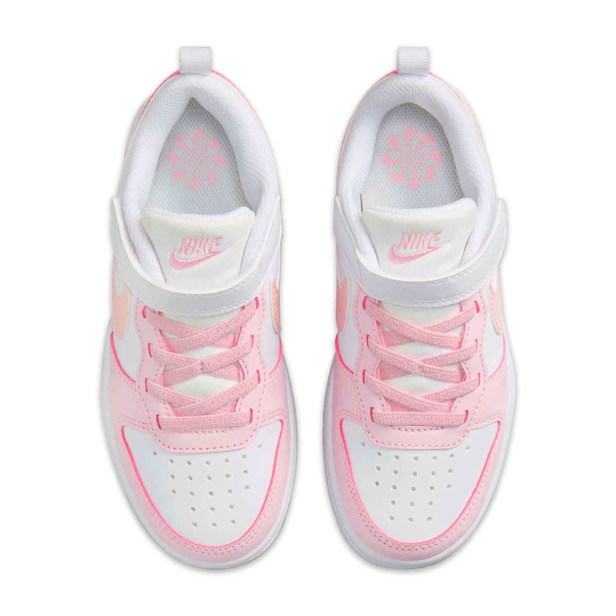 Souliers velcro Nike pour filles - COURT BOROUGH LOW 2