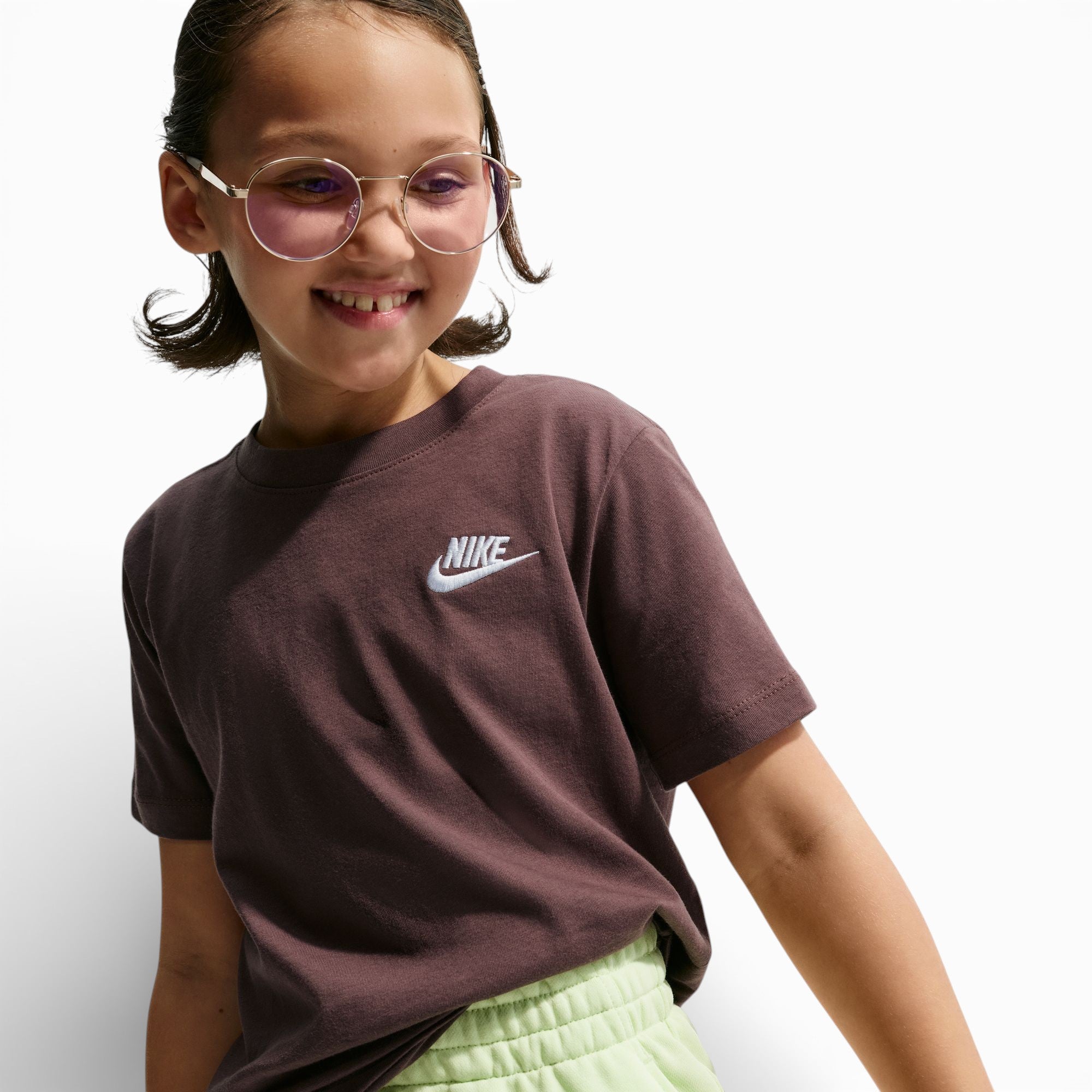 T-shirt Nike filles garçons - LOGO BRODE