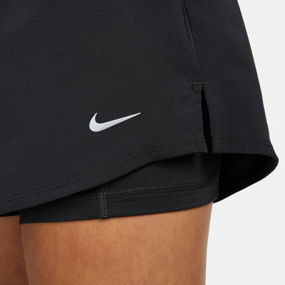 Nike ONE - Women's 2-in-1 Shorts with Integrated Bib Shorts - Nike