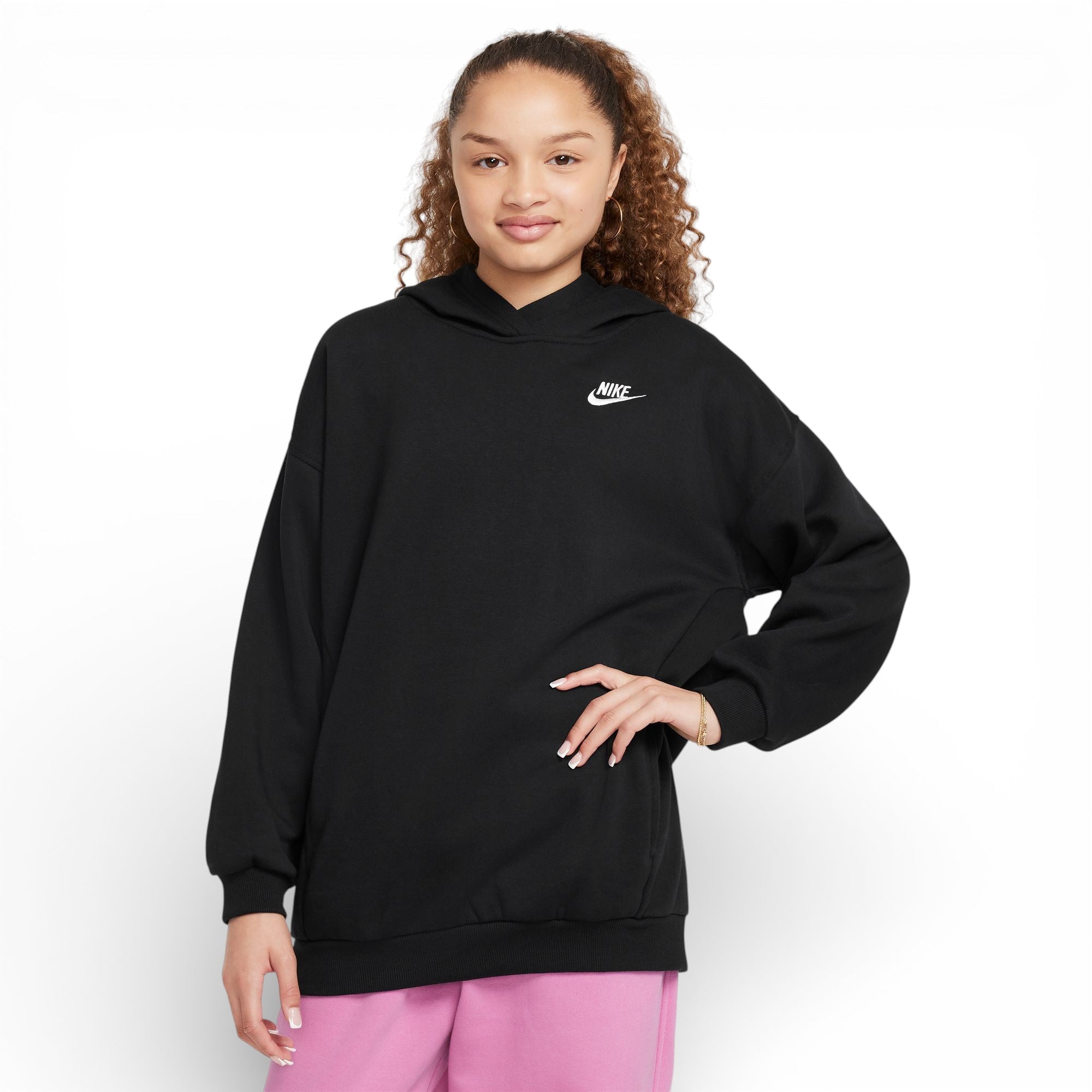 Coton ouaté Nike Filles - NIKESPORTWEAR CLUB OVERSIZED
