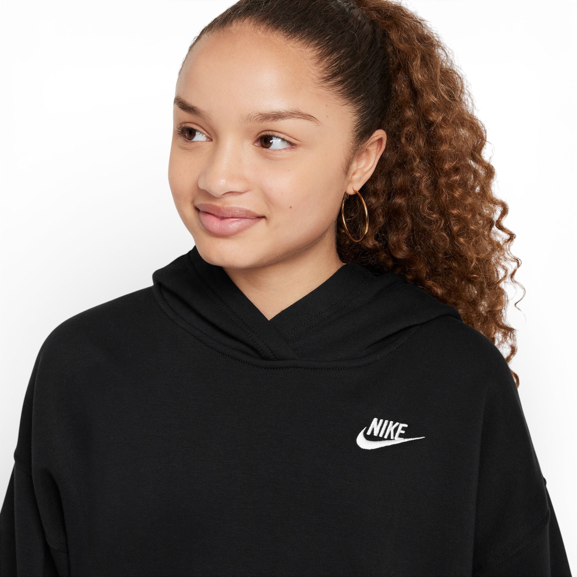 Coton ouaté Nike Filles - NIKESPORTWEAR CLUB OVERSIZED