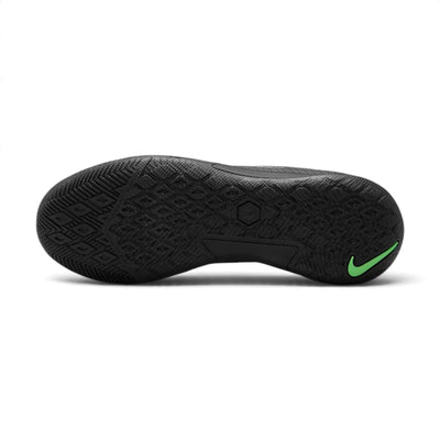 Semelle extérieure en caoutchouc du soulier de futsal Nike Mercurial Vapor 17 Academy pour enfants, noir et vert