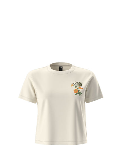 T-shirt Columbia Flora Embro pour femmes en coton avec col côtelé