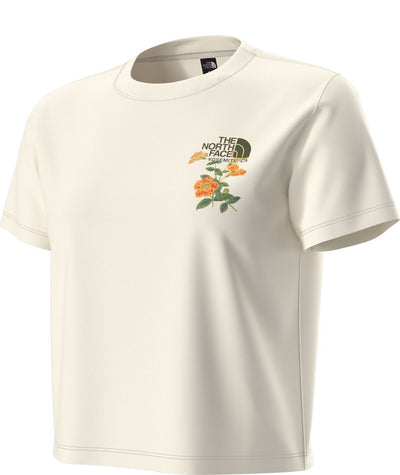 T-shirt Columbia Flora Embro pour femmes en coton avec col côtelé