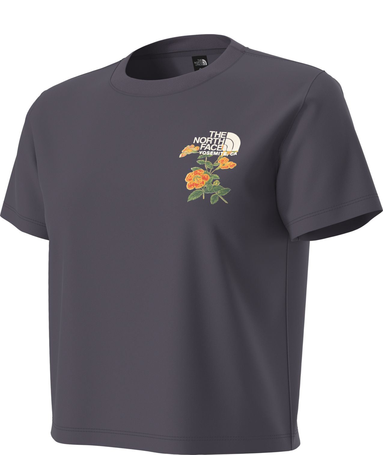 T-shirt Columbia Flora Embro pour femmes en coton avec col côtelé