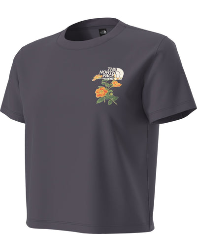 T-shirt Columbia Flora Embro pour femmes en coton avec col côtelé