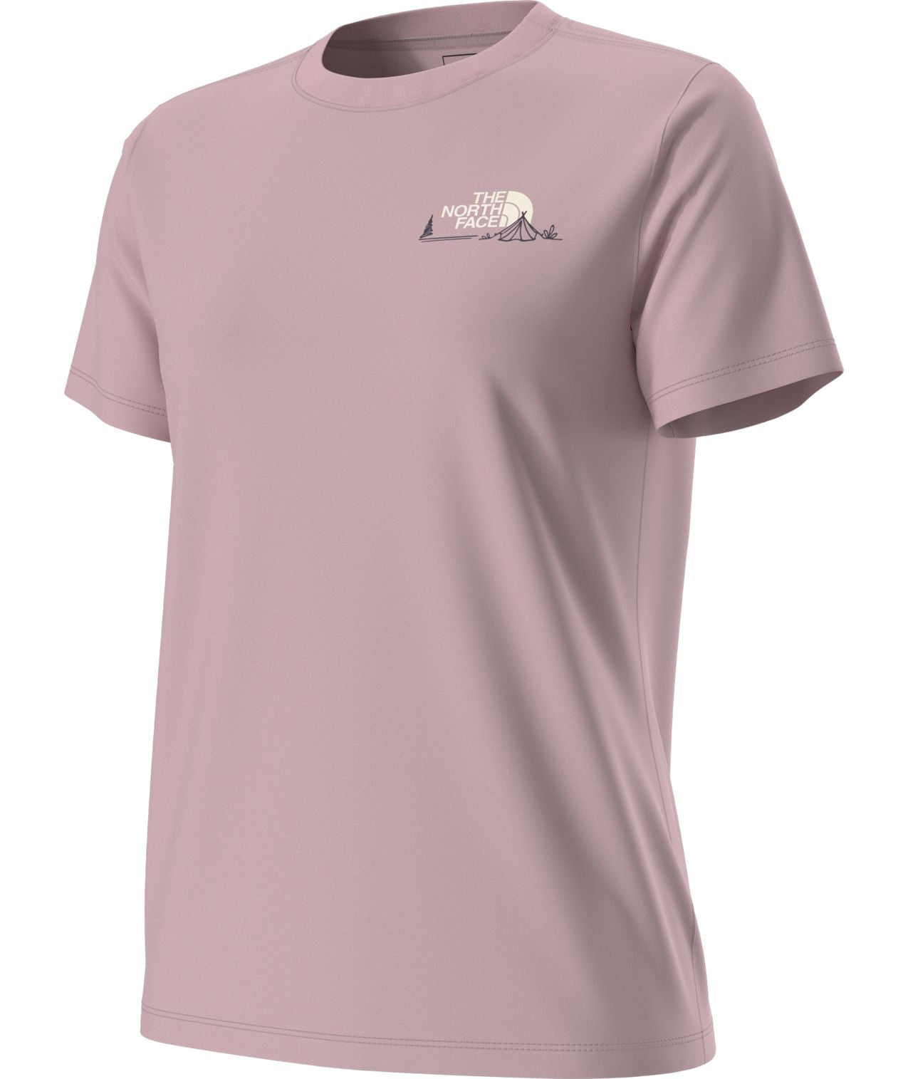 T-shirt The North Face Standard Monte imprimé pour femmes en mélange de coton