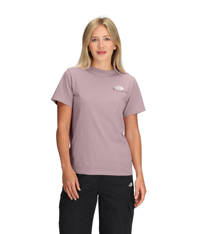 T-shirt The North Face Standard Monte imprimé pour femmes en mélange de coton
