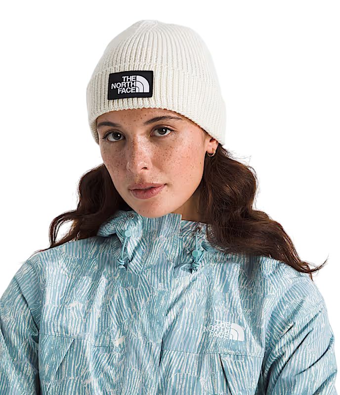 North Face Beanie Men Women - LOGO BOX CUFFED