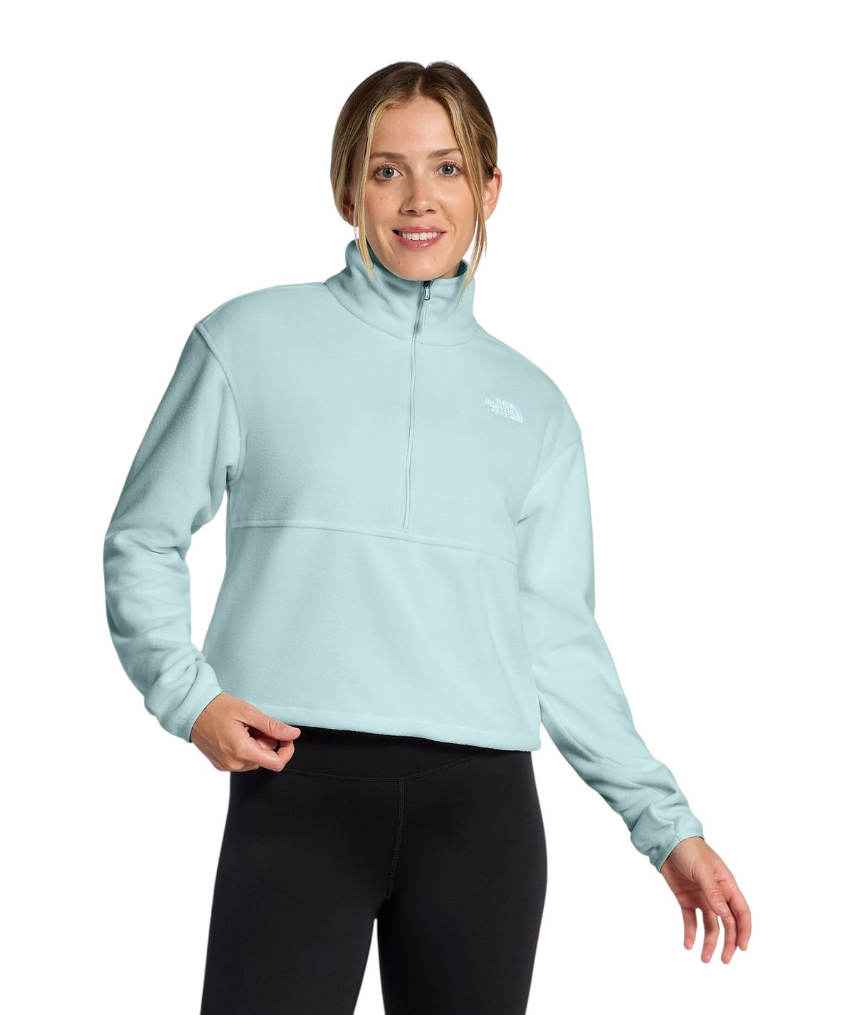 North Face Women's Fleece Sweater - GLACIER FL 1/2 ZIP JACKET