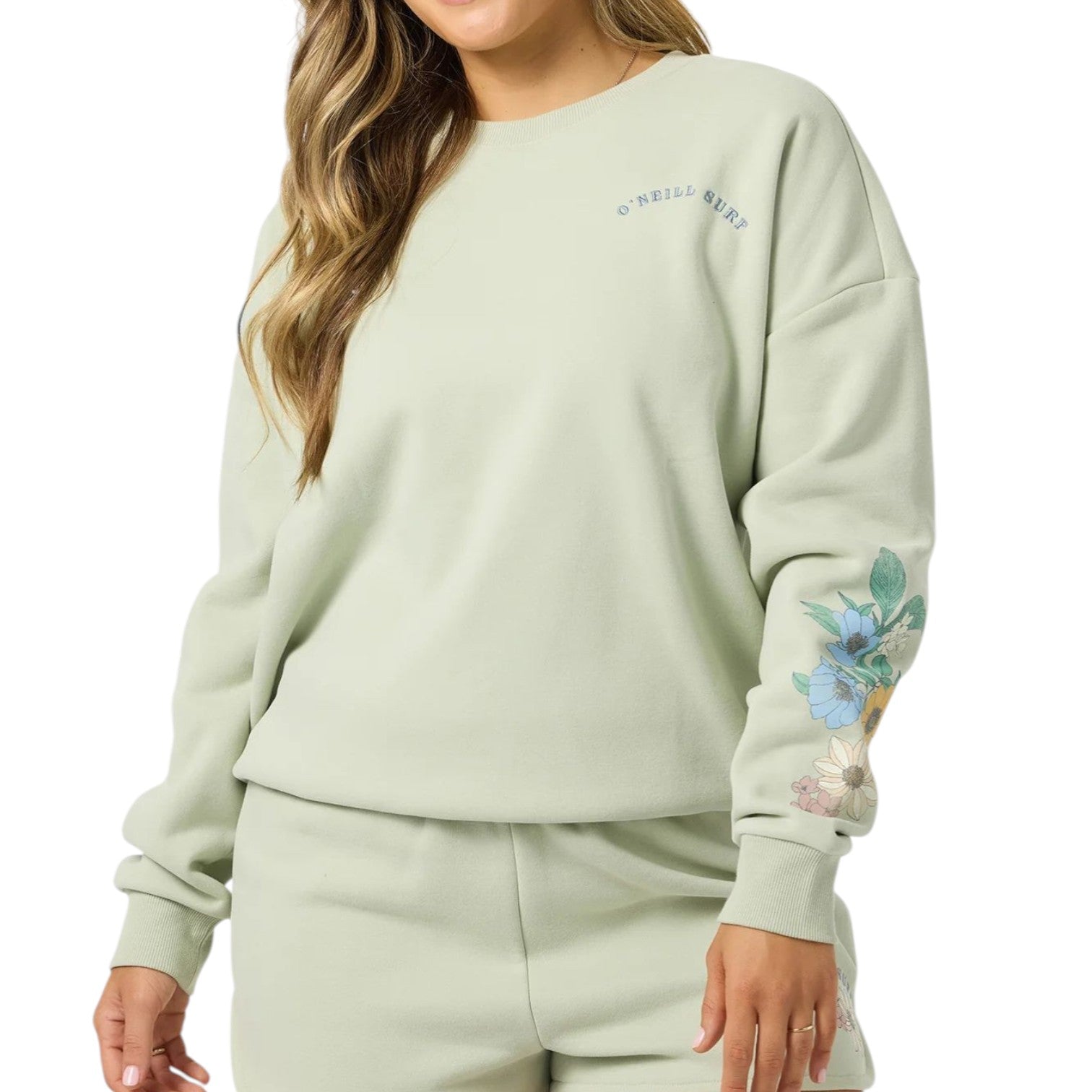 Coton ouaté O’Neill pour femmes - PETAL OVERSIZED CREW