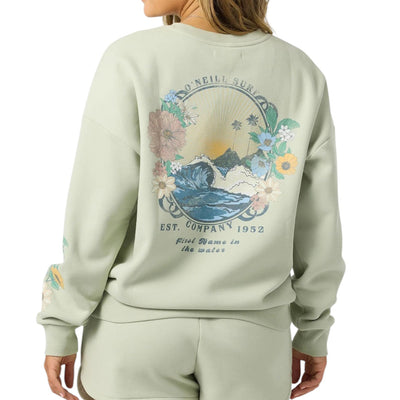 Coton ouaté O’Neill pour femmes - PETAL OVERSIZED CREW