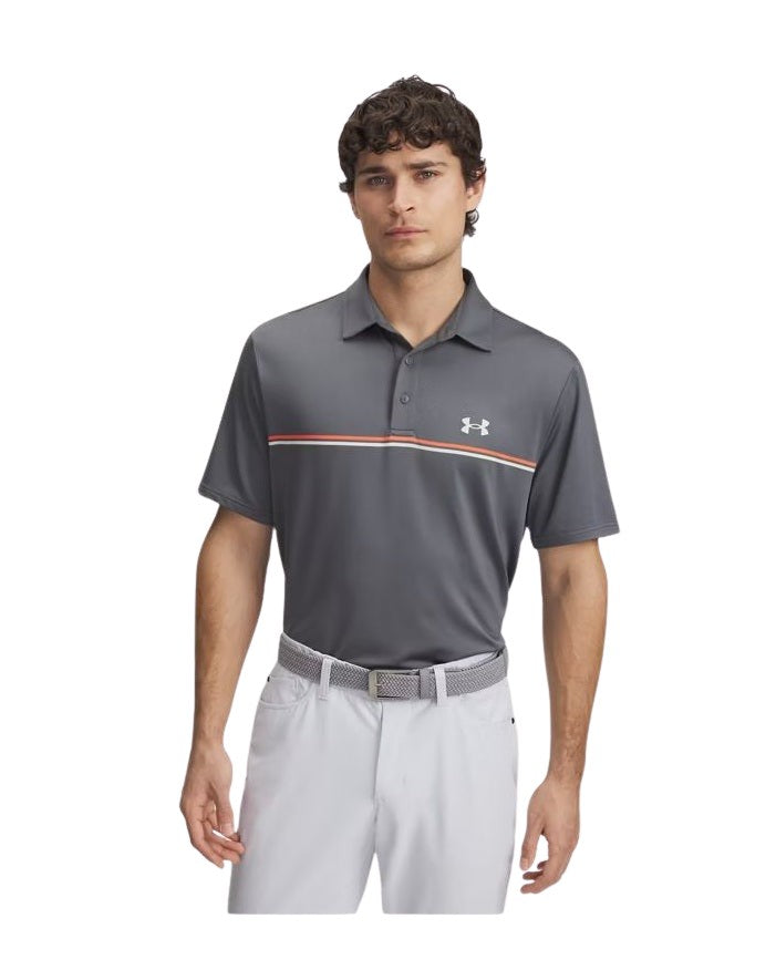 Under Armour Men's Golf Polo - PLAYOFF 3.0 STRIPE