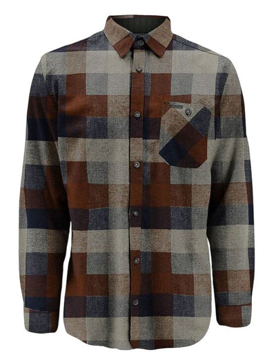 Chemise Point Zero Hommes - LIGHT BRUSH/FLANNEL