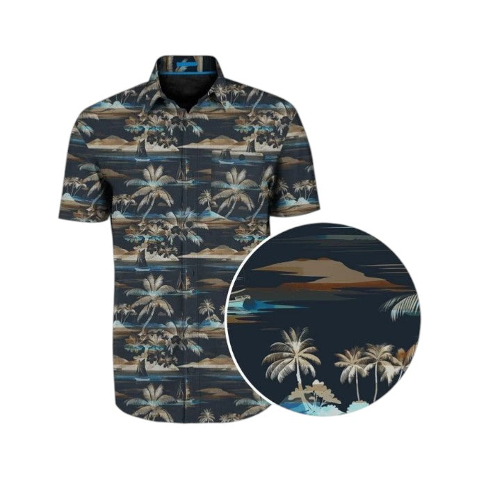 Chemise Point Zero pour hommes - Printed Shirt 4681
