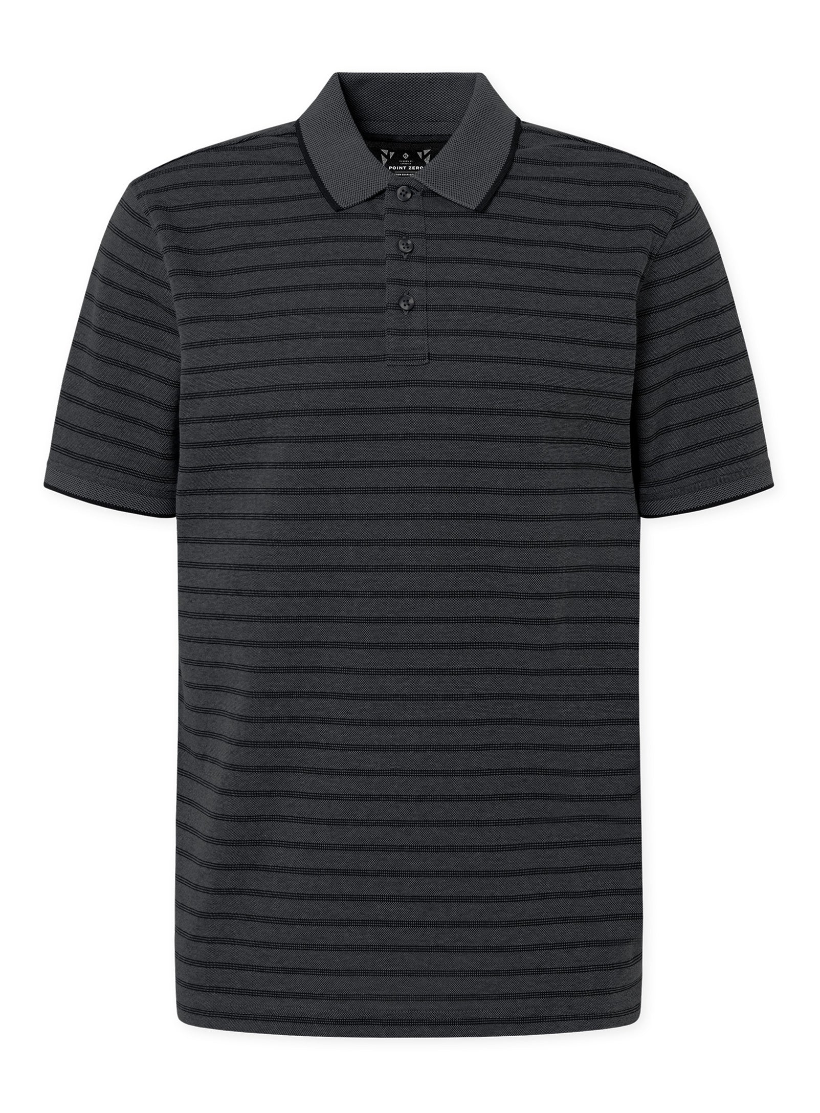 Men's Polo Point Zero - MINI STRIPE POLO