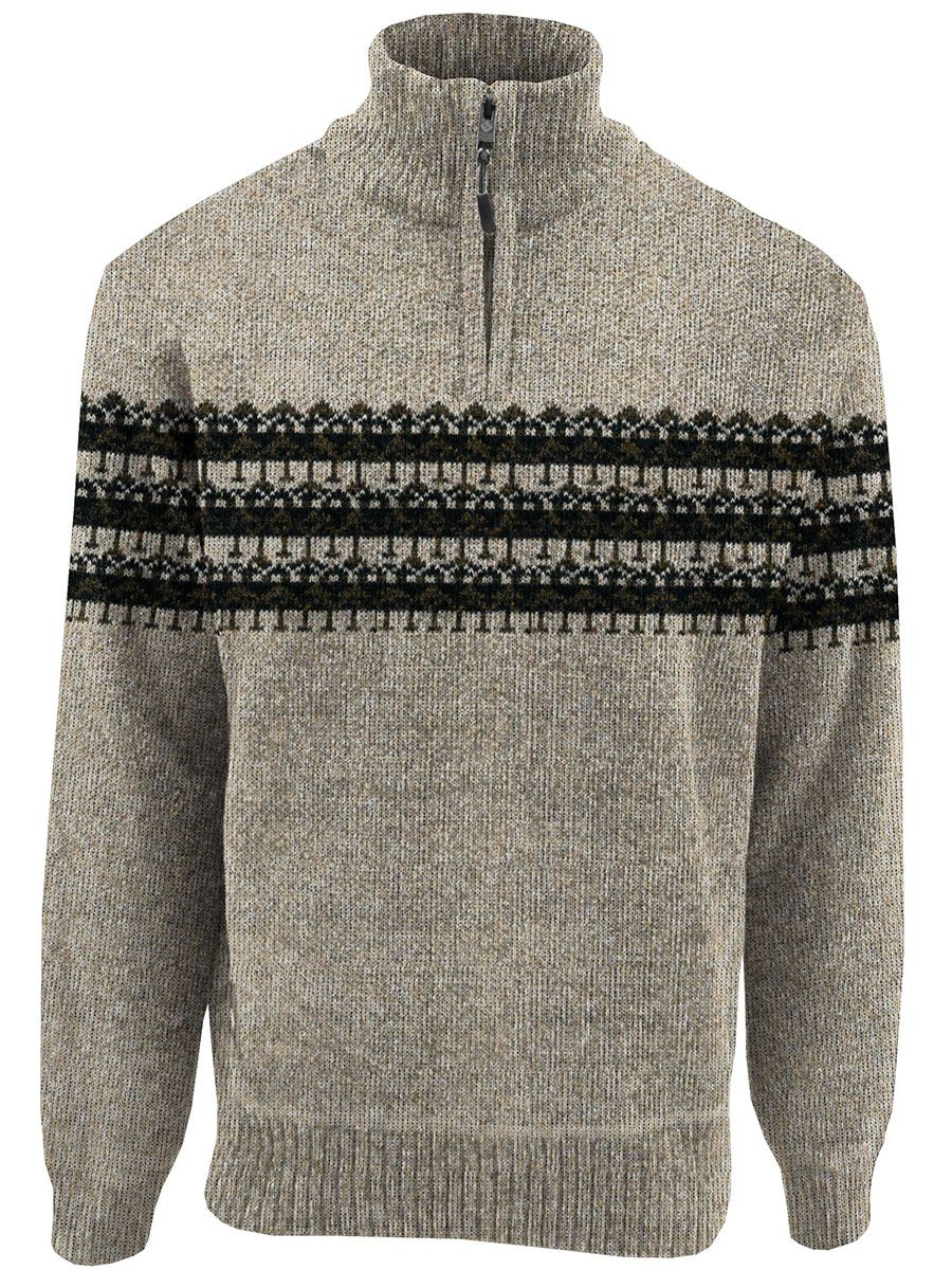 Warm sweater Point Zero Men - MOCK ZIP