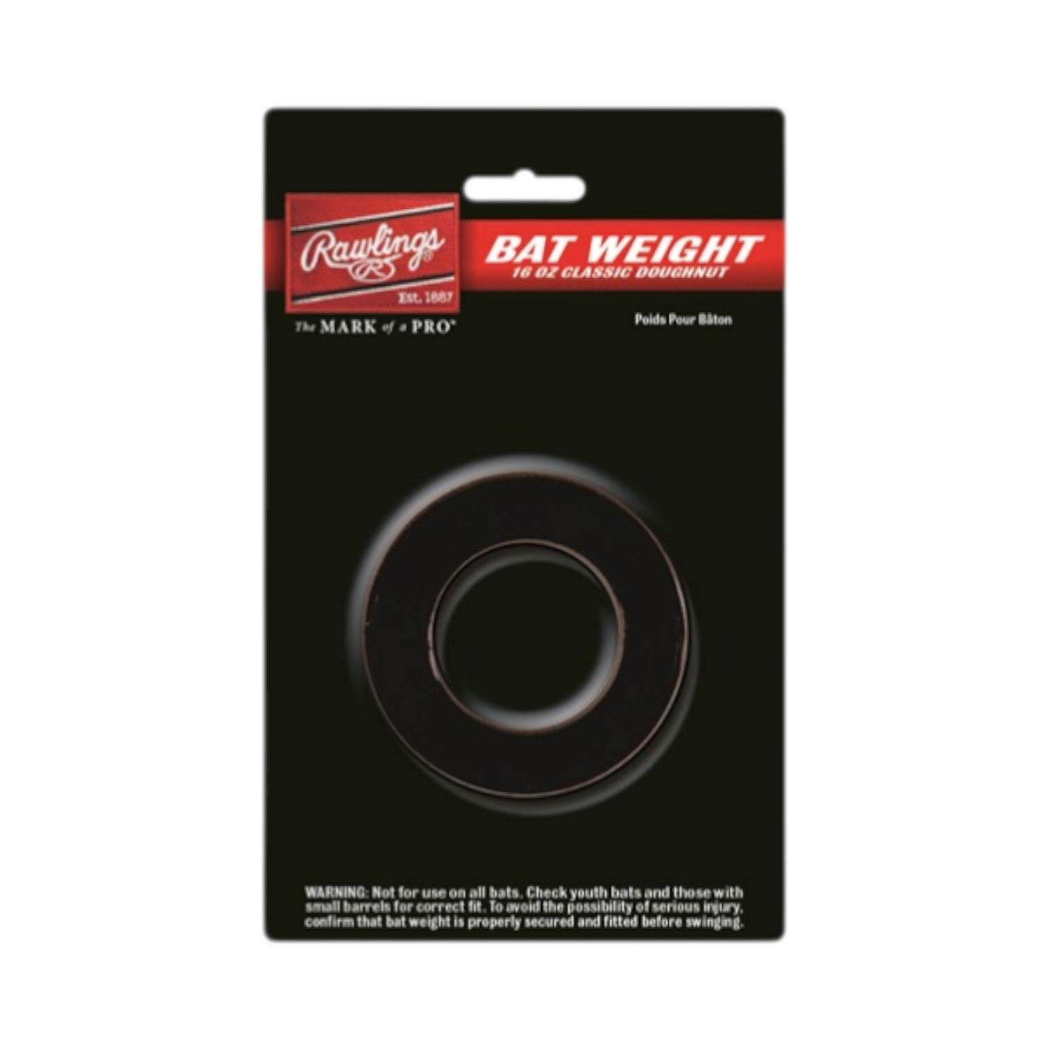 Rawlings 16oz bat weight (donut) - BAT WEIGHT