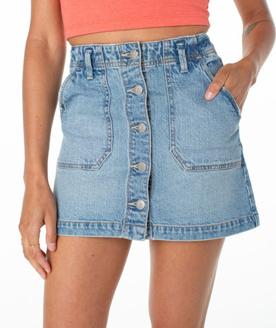 Roxy Women's Jeans Skirt - LIL SUNSHINE SKIRT