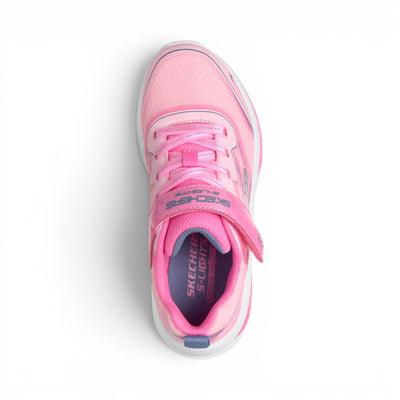 Soulier lumineux Cosmic Glow 2.0 de Skechers pour filles, rose, vue du dessus