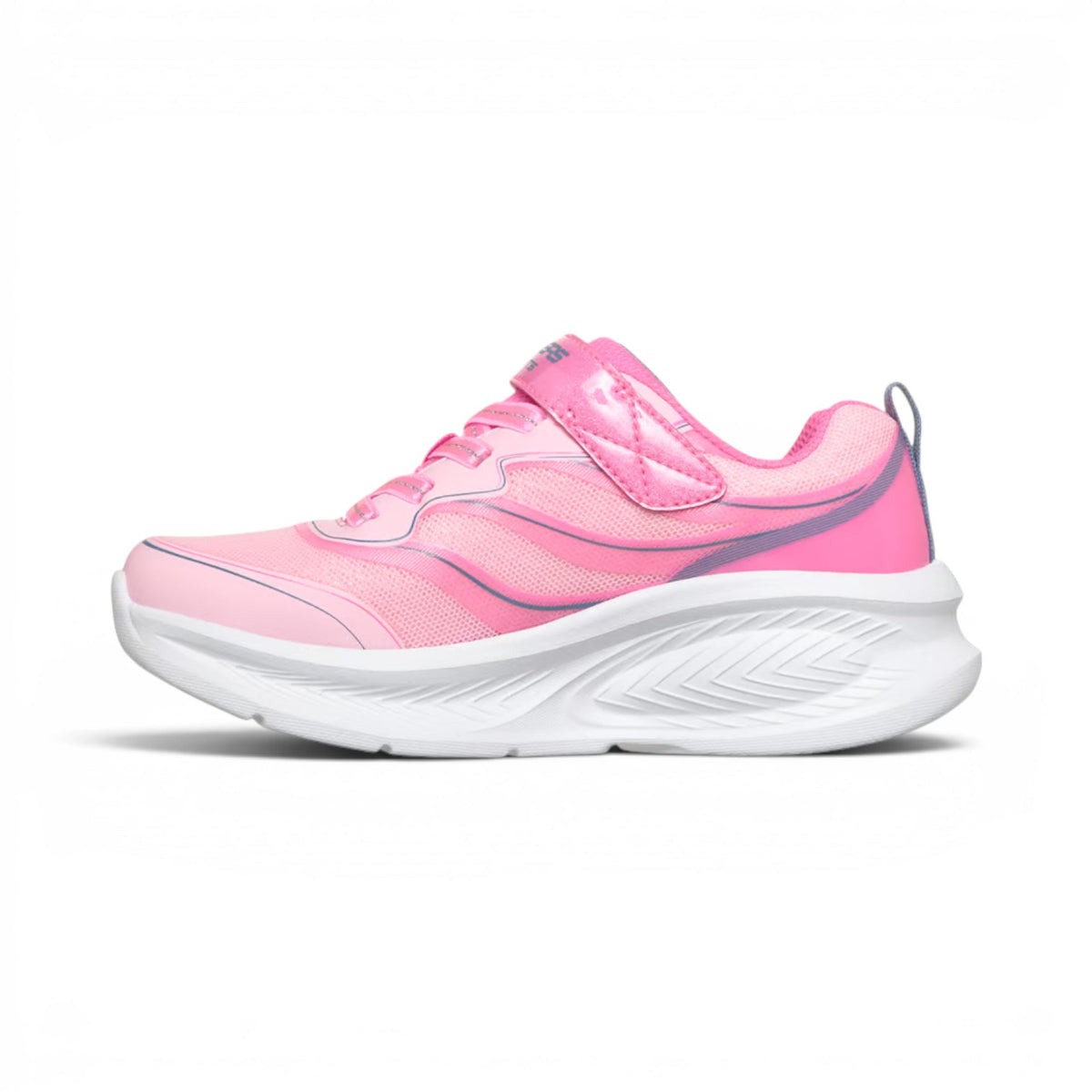 Soulier lumineux Cosmic Glow 2.0 de Skechers pour filles, rose, vue du côté intérieur