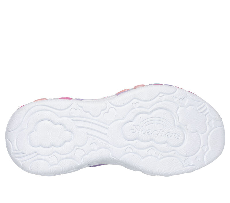 Souliers velcro lumineux Skechers filles - ETERNAL HEART LIGHTS