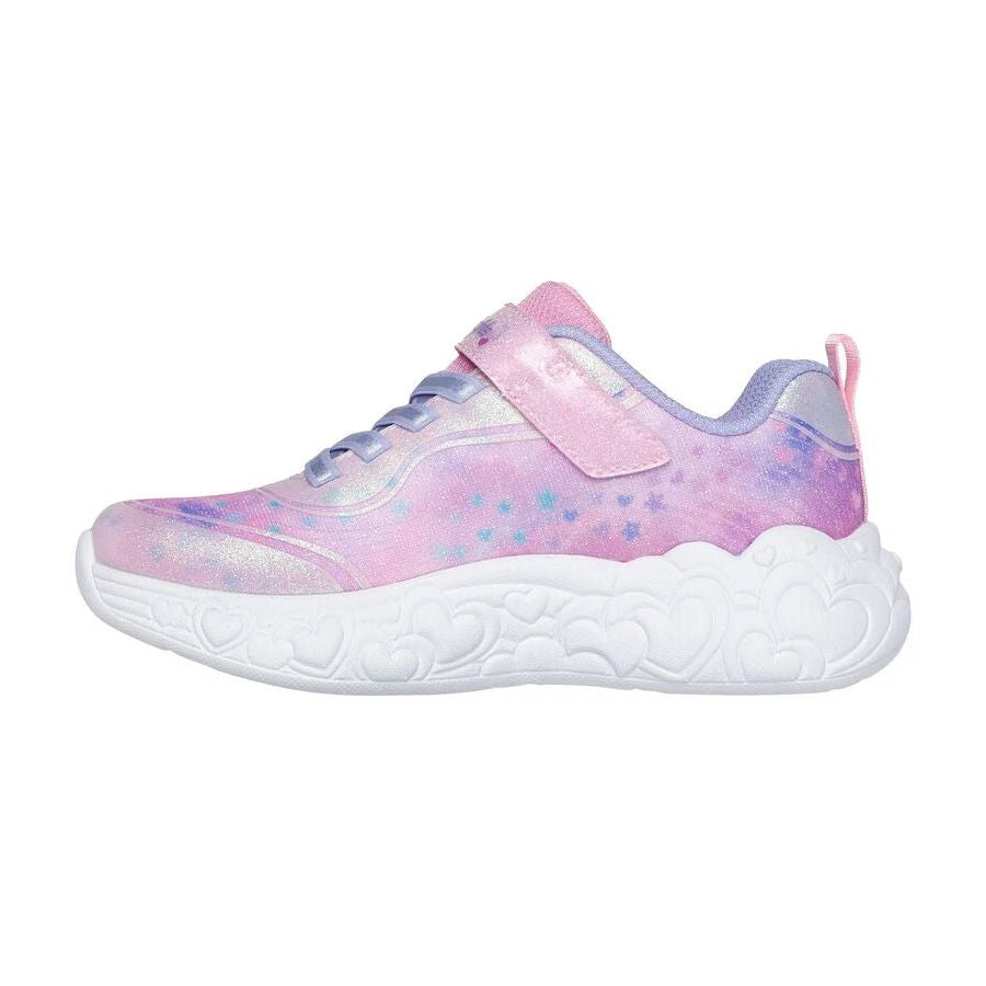 Girls' Skechers Light-Up Velcro Shoes - ETERNAL HEART LIGHTS