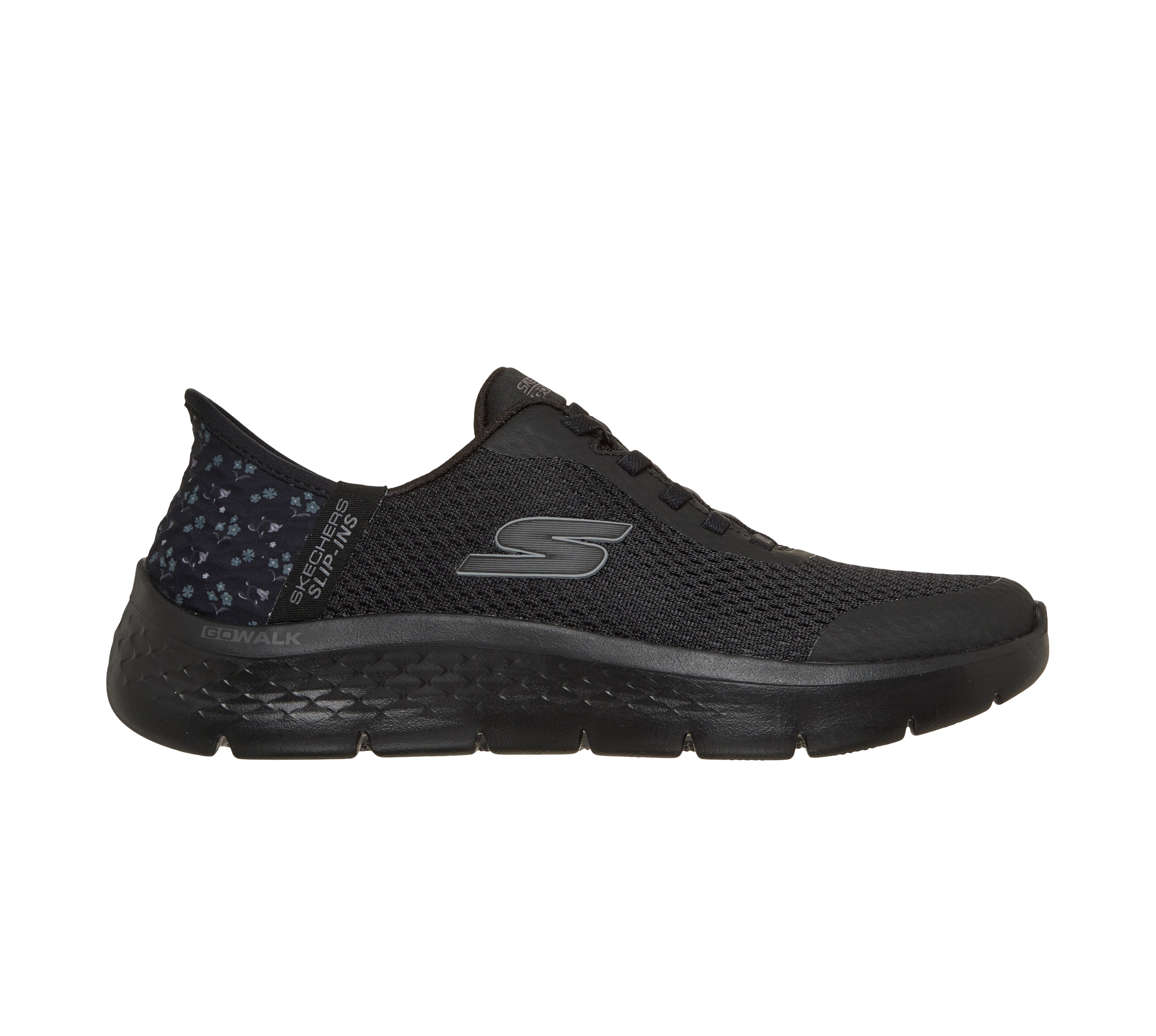 Chaussures Skechers GO WALK Flex Fleurs pour femmes avec enfilage facile et amorti confortable