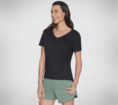 GODRI SERENE TEE - T-Shirt col en V femmes - Skechers