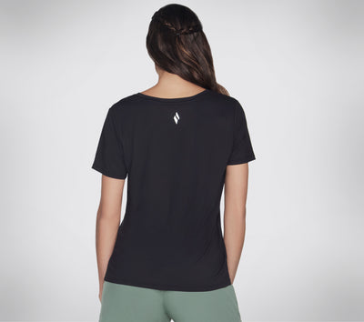 GODRI SERENE TEE - T-Shirt col en V femmes - Skechers