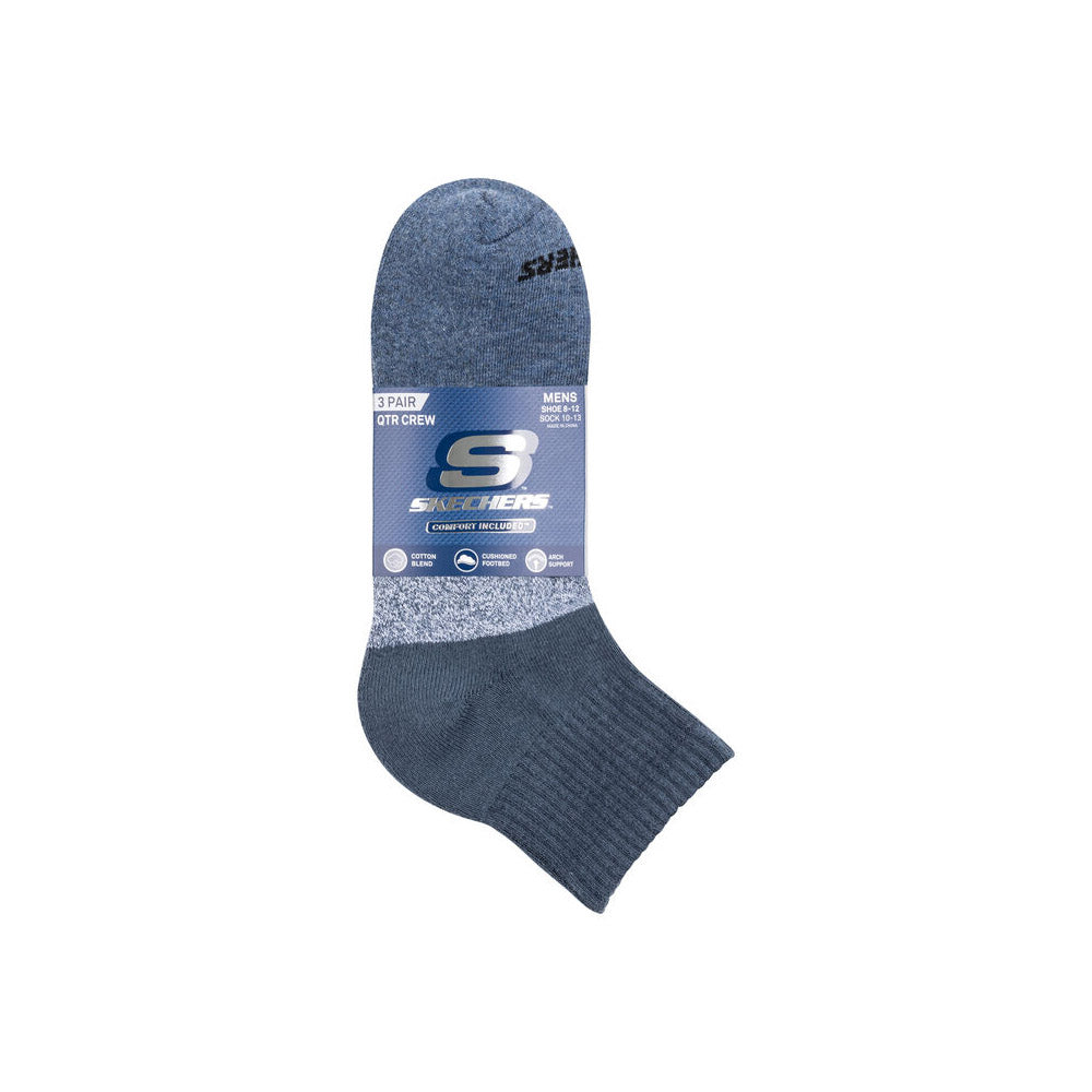Bas Skechers Hommes - QUARTER CREW ½ TERRY