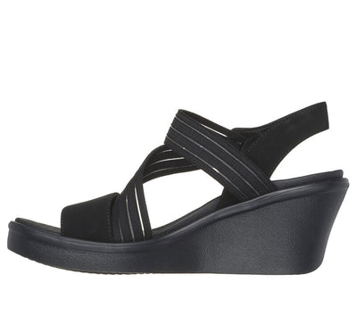 Sandales talon haut pour femmes Skechers - RUMBLE ON LUXE FOAM